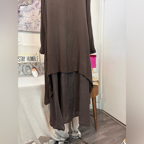 Anself Boho Dress Viscose Layered Lagenlook Size M - Picture 6 of 11